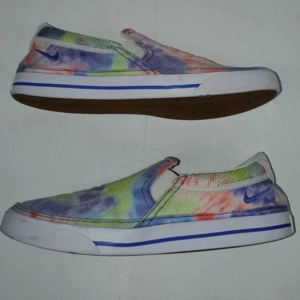 Nike Court Legacy Tie Dye Slip On Shoes Women's Size 8.5 - Picture 7 of 15